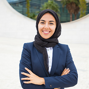 Portrait of Aisha Khan