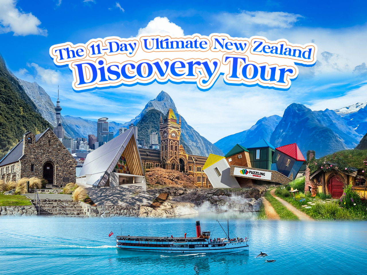 New Zealand 11D9N North & South Island Discovery (Group Tour)